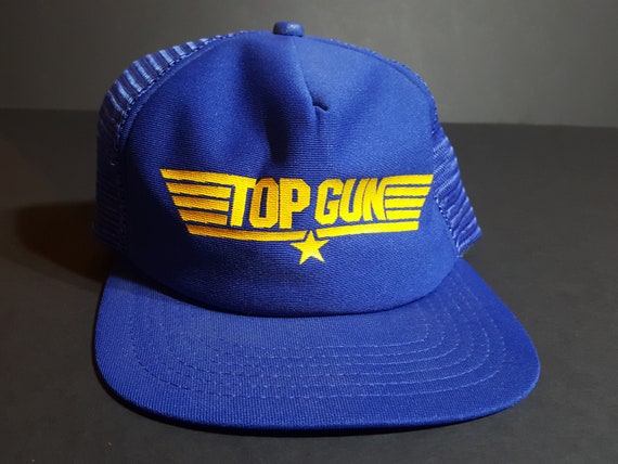 Vintage Top Gun Snapback Hat -- Vintage Snapback H