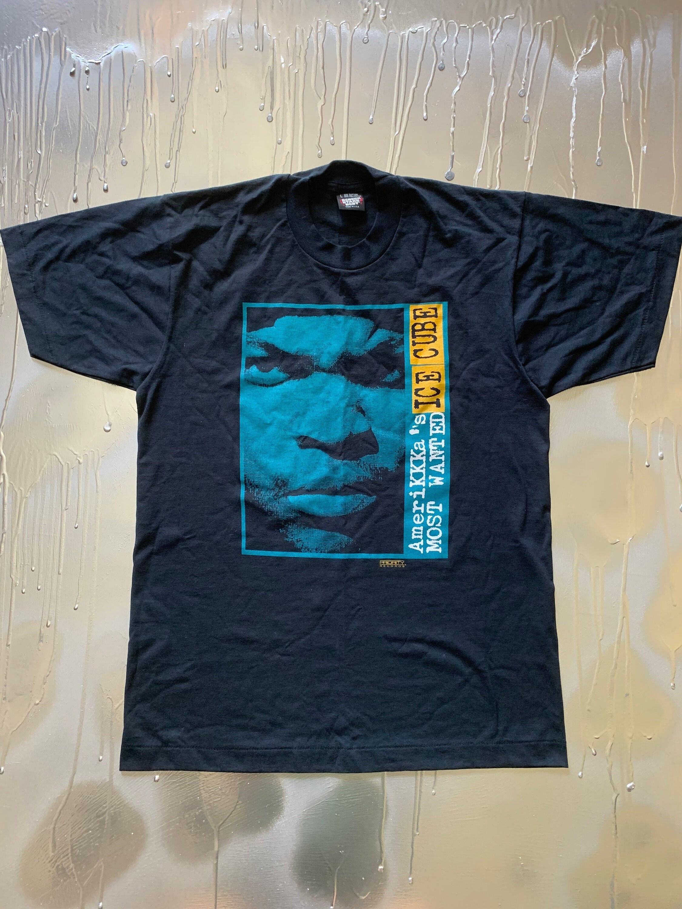 RARE Vintage 1990 Ice Cube Amerikkka's Most Wanted Album Rap RARE Vintage 1990 Ice Cube Amerikkka's Most Wanted Album Rap