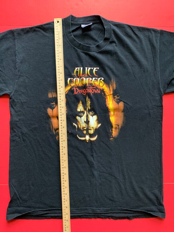 Vintage Alice Cooper Dragon Town Tour Tshirt -- V… - image 9
