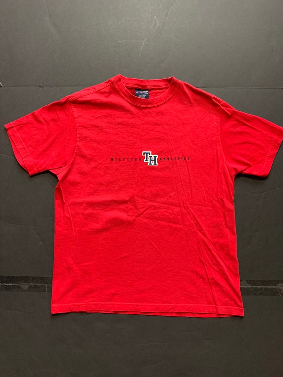 Vintage Tommy Hilfiger Athletics Tshirt -- Vintage