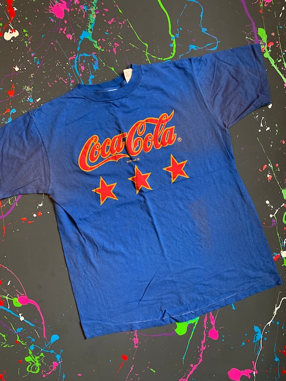 Vintage 80s Coca Cola Tshirt Size XLarge - image 1