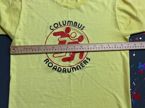 Vintage 90s Columbus Road Runners Tshirt Size Sma… - image 8