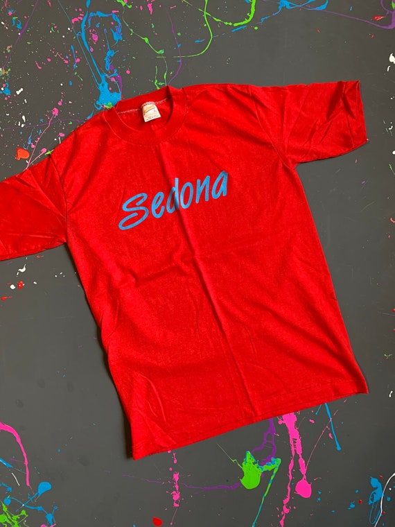 Vintage 80s Sedona Tshirt Size Kids Large - image 1