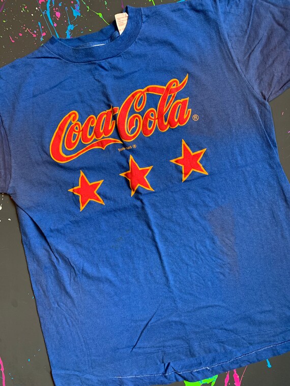 Vintage 80s Coca Cola Tshirt Size XLarge - image 2