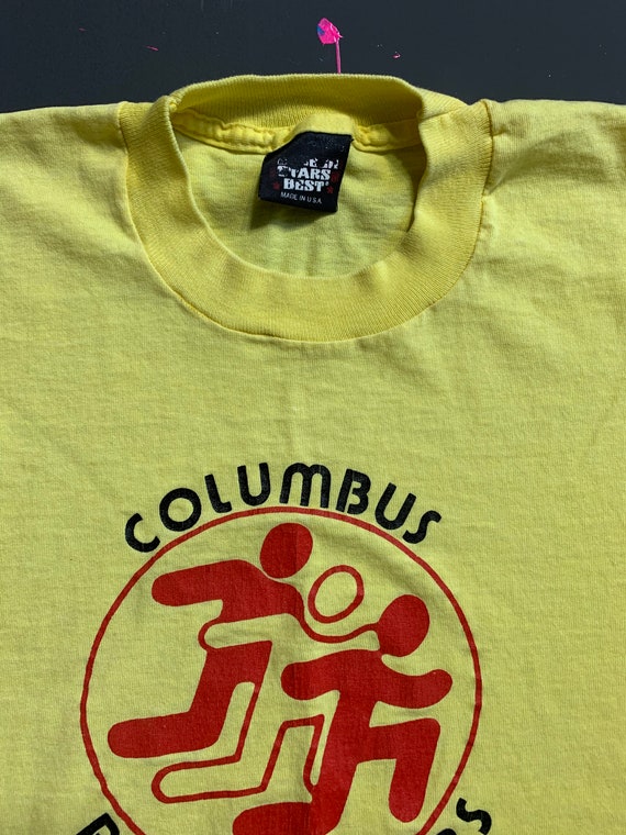 Vintage 90s Columbus Road Runners Tshirt Size Sma… - image 3