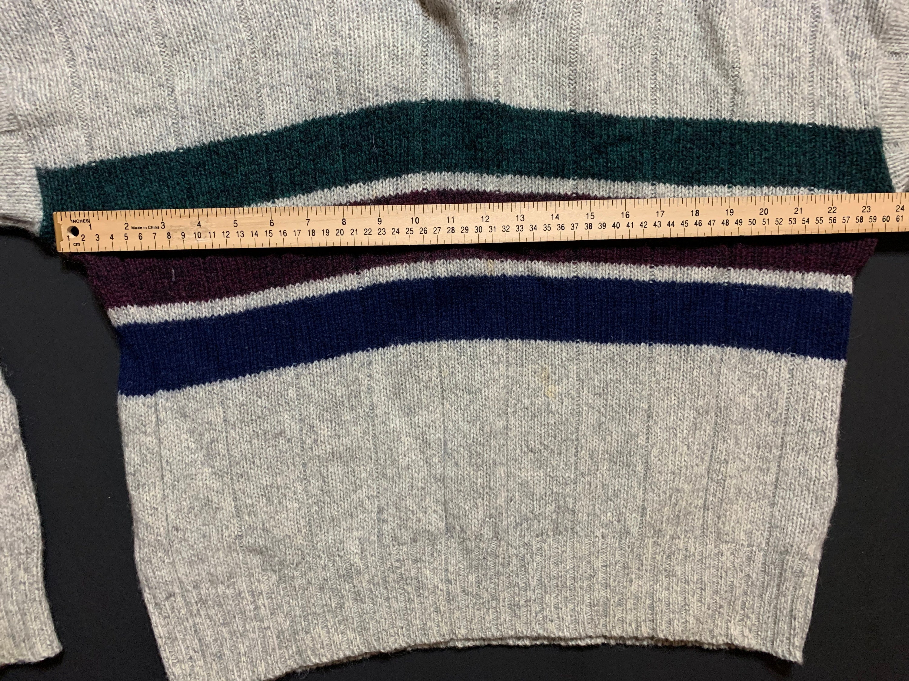 トップス 80s Eddie bauer shawl color knit sweater Vintage 90s 80s Eddie Bauer M Sweater Shawl Collar leather