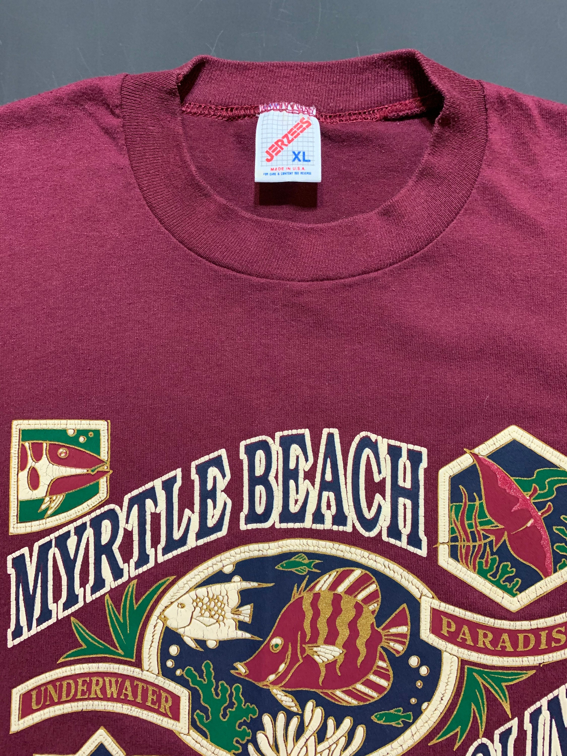 Vintage 90s Myrtle Beach South Carolina Tshirt Vintage | Etsy