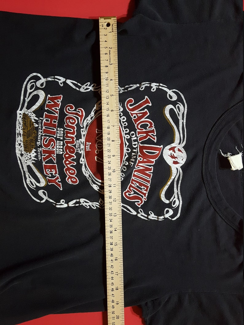 RARE Vintage 70s Jack Daniels Whiskey Tshirt Size Small image 9