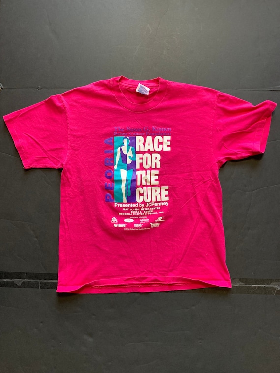 Vintage 1996 Race For The Cure Tshirt -- Vintage U