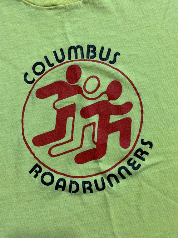Vintage 90s Columbus Road Runners Tshirt Size Sma… - image 4