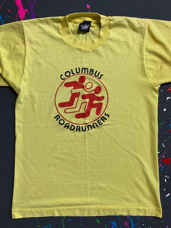Vintage 90s Columbus Road Runners Tshirt Size Sma… - image 2