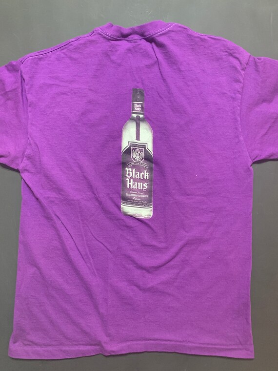 Vintage 90s Black Haus Liqueur Tshirt -- Vintage … - image 4