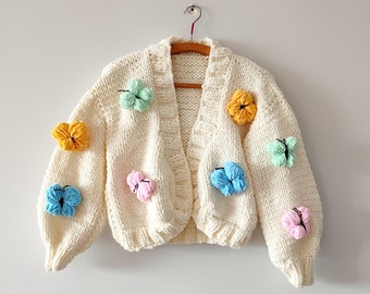 トップス Embroidered Design Summer Knit Cardigan 61t+Z9nrmbL._SY350_QL65_.jpg