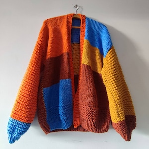Cárdigan de moda para hombre, regalos personalizados para el día del padre, jersey de punto vintage, ropa de hombre de gran tamaño, regalos de aniversario para él, chaqueta retro hecha a mano