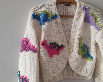 トップス I am I in fact... DINOSAUR WOOL CARDIGAN il_340x270.6667134769_osj7.jpg
