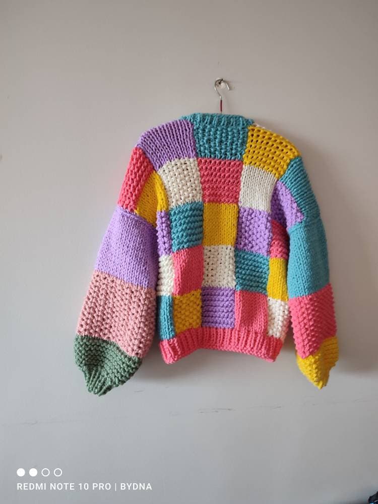 美品lugly Patchwork Sweater BDA21403UA