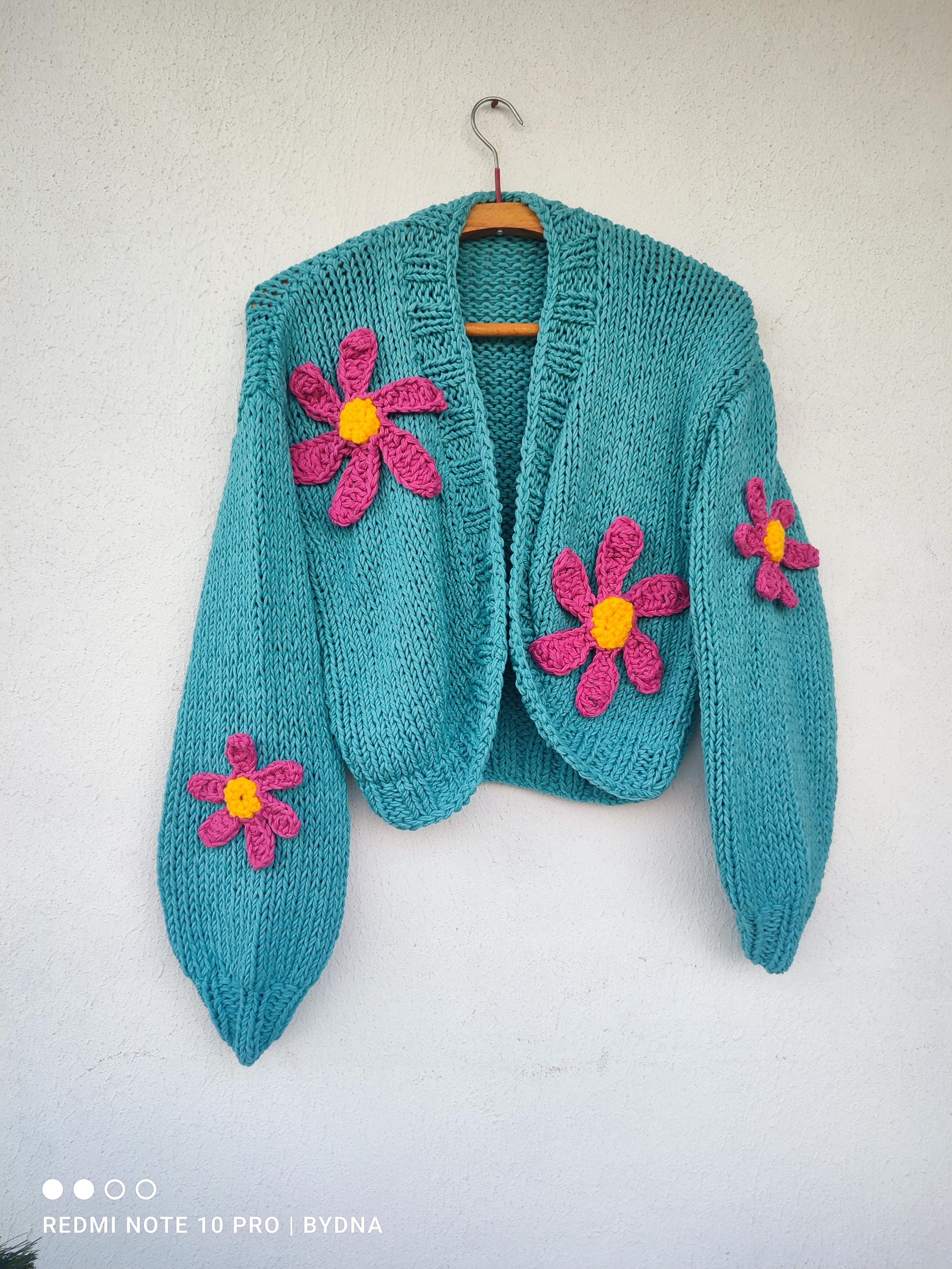 トップス DAIRIKU flower pattern knitting Cardigan DAIRIKU flower pattern knitting Cardigan
