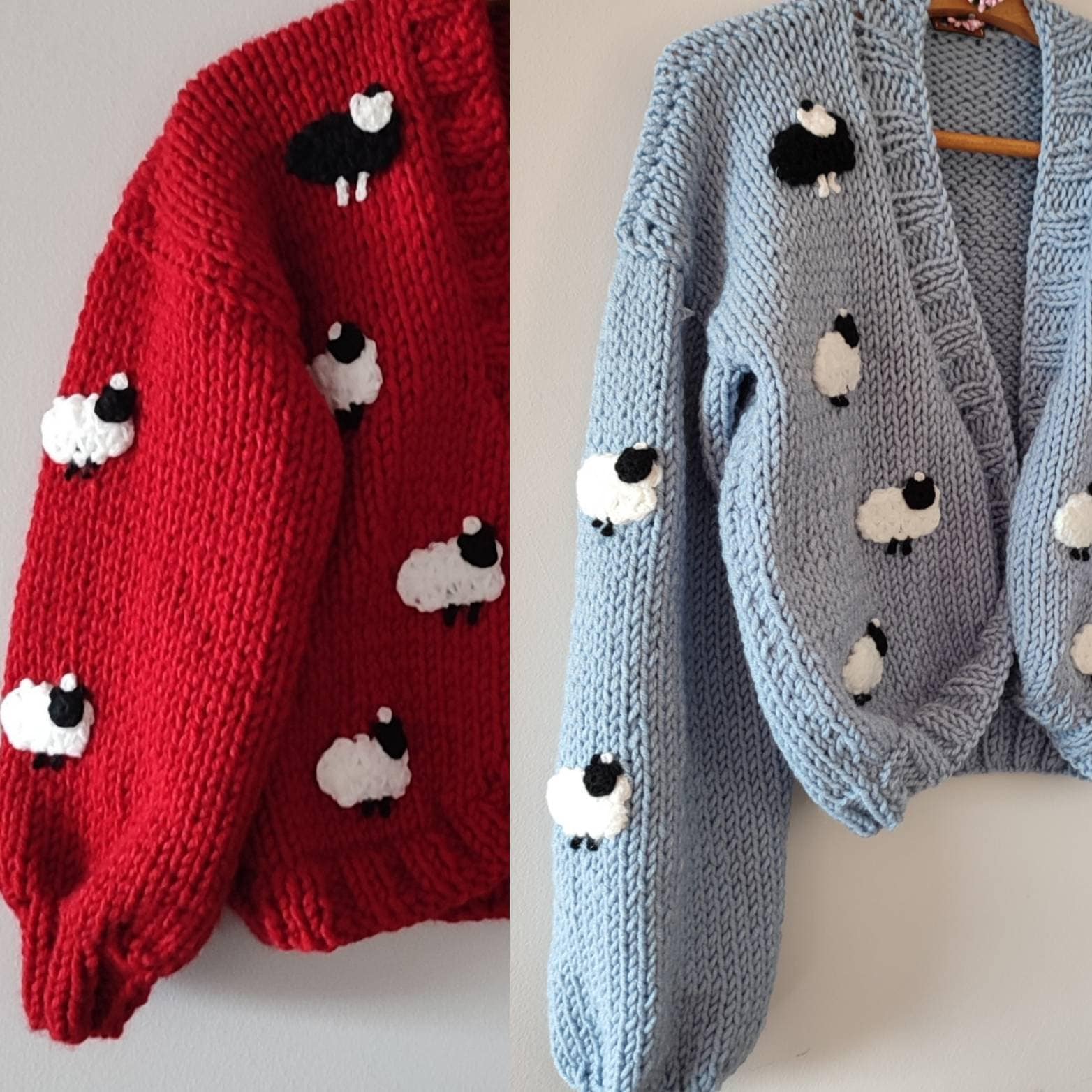 Sheep Cardigan - Etsy