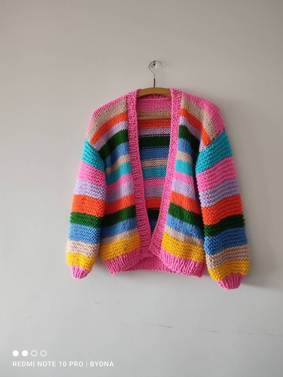 Neon top knit jumper