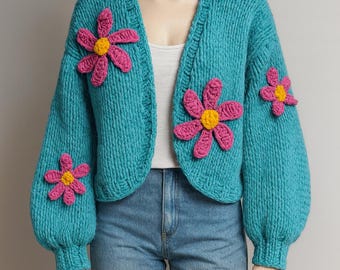 トップス TTTmsw Flower Jacquard Knit Cardigan ttt_msw flower jacquard knit cardigan TTT_MSW】Flower