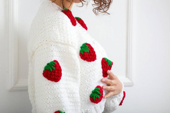 ストロベリージャムセーター | Strawberry Jam Sweater Strawberry Jam Sweatshirt – Sour Puff Shop