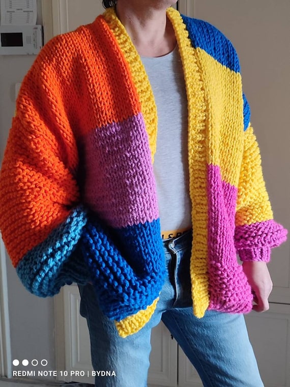 Neon sweater hotsell mens