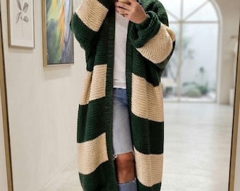 Maxi giant long angora mohair oversized cardigan, fluffy knitted cozy bold sweater, woman handmade gifts, Bydna knitwear