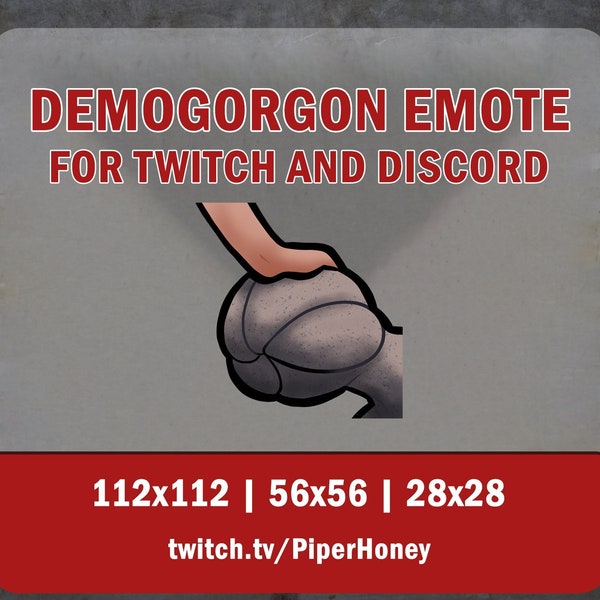 Demogorgon Pet Emote for Twitch and Discord