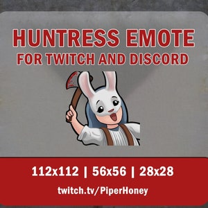Huntress Emote for Twitch and Discord