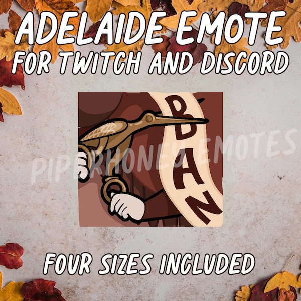 Over the Garden Wall Adelaide Scissors Ban Emote for Twitch and Discord