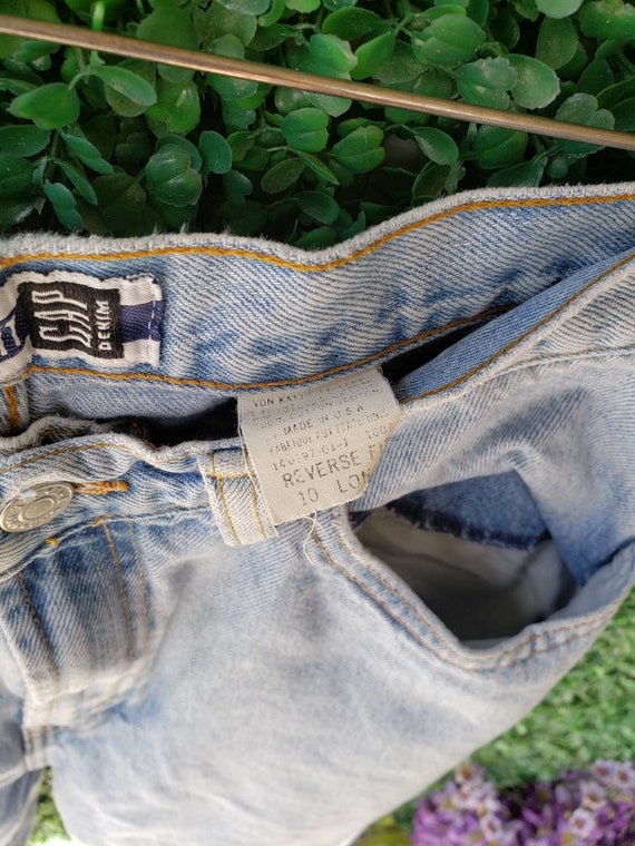 90s Gap Jeans, Vintage High Waisted, Tapered, Lig… - image 4