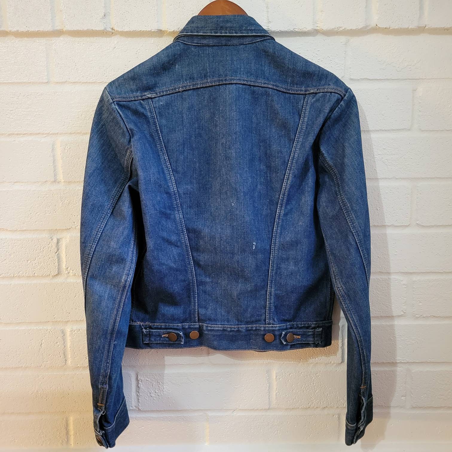 70s Vintage Denim Jacket, Jean Jacket, Sanfor-set Wrangler 70s Vintage Denim Jacket, Jean Jacket, Sanfor-set Wrangler