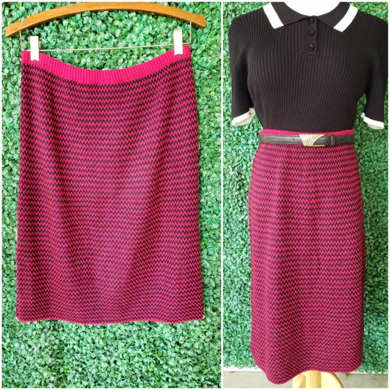 Knit midi skirt 80s hot sale