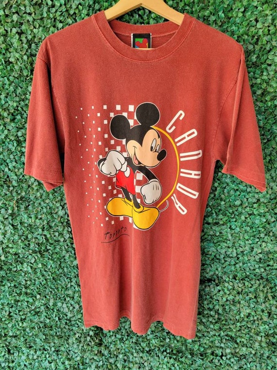 Vintage Mickey Canada T-Shirt, Single Stitch, Rare