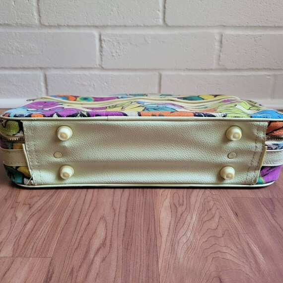 Vintage 60s, 70s Mod Suitcase, Vintage Carry-on L… - image 4