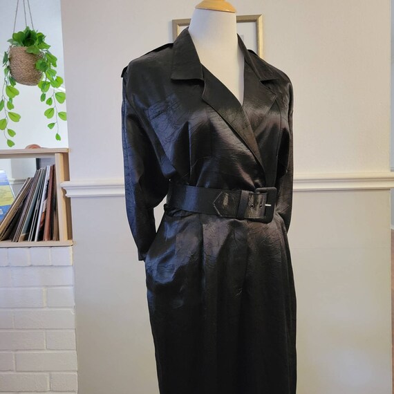 Vintage Rosy Satin Romper (S)