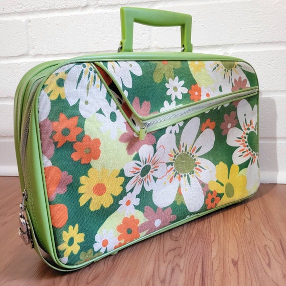 Vintage Soft Sided Suitcase on Wheels. — Southside Allstars