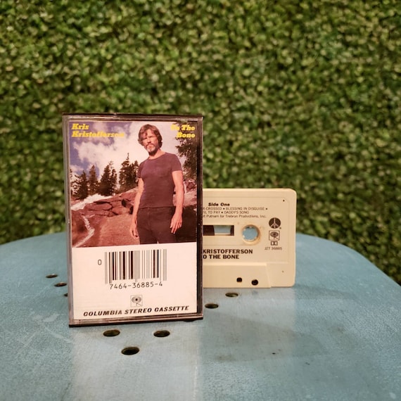 Kris Kristofferson To The Bone Cassette Tape, Country Legend Cassette, Classic Country