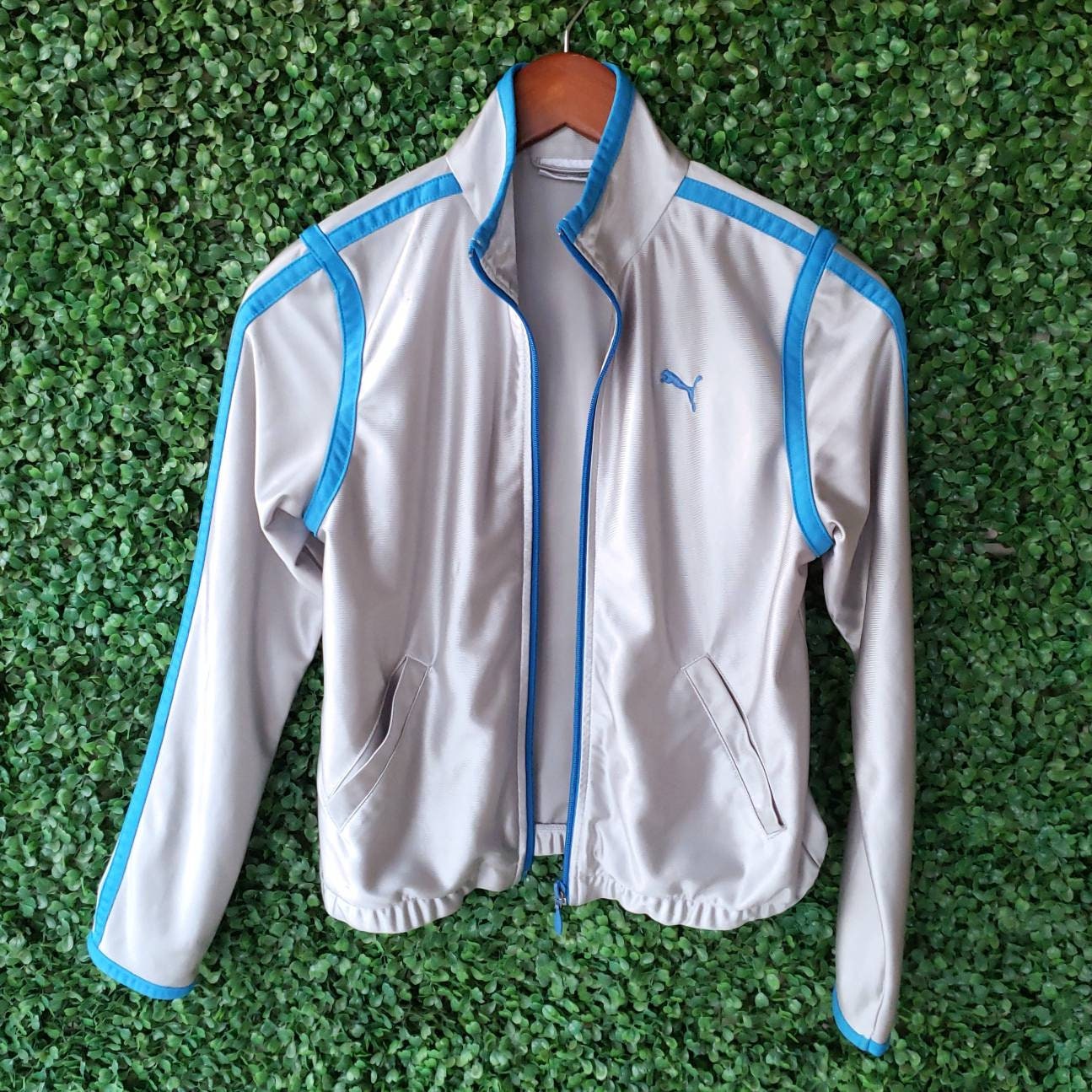 Puma silver jacket discount
