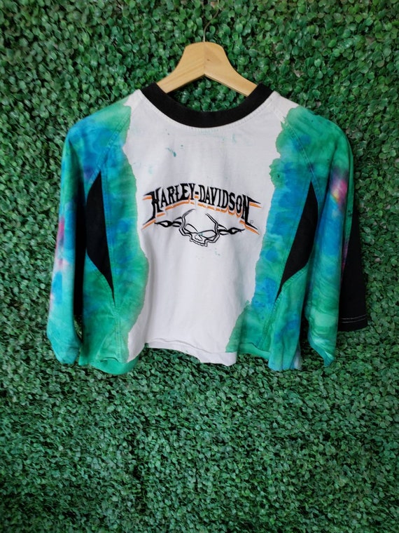 90s Harley Davidson T-shirt Vintage Tie 