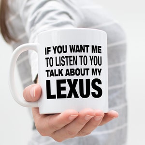 Lexus Gift, Car Gifts for Him, Gifts for Car Guys, Car Loving Dad, Lexus Mug, Car Lover Gifts, Lexus Coffee Mug, Automotive Gifts