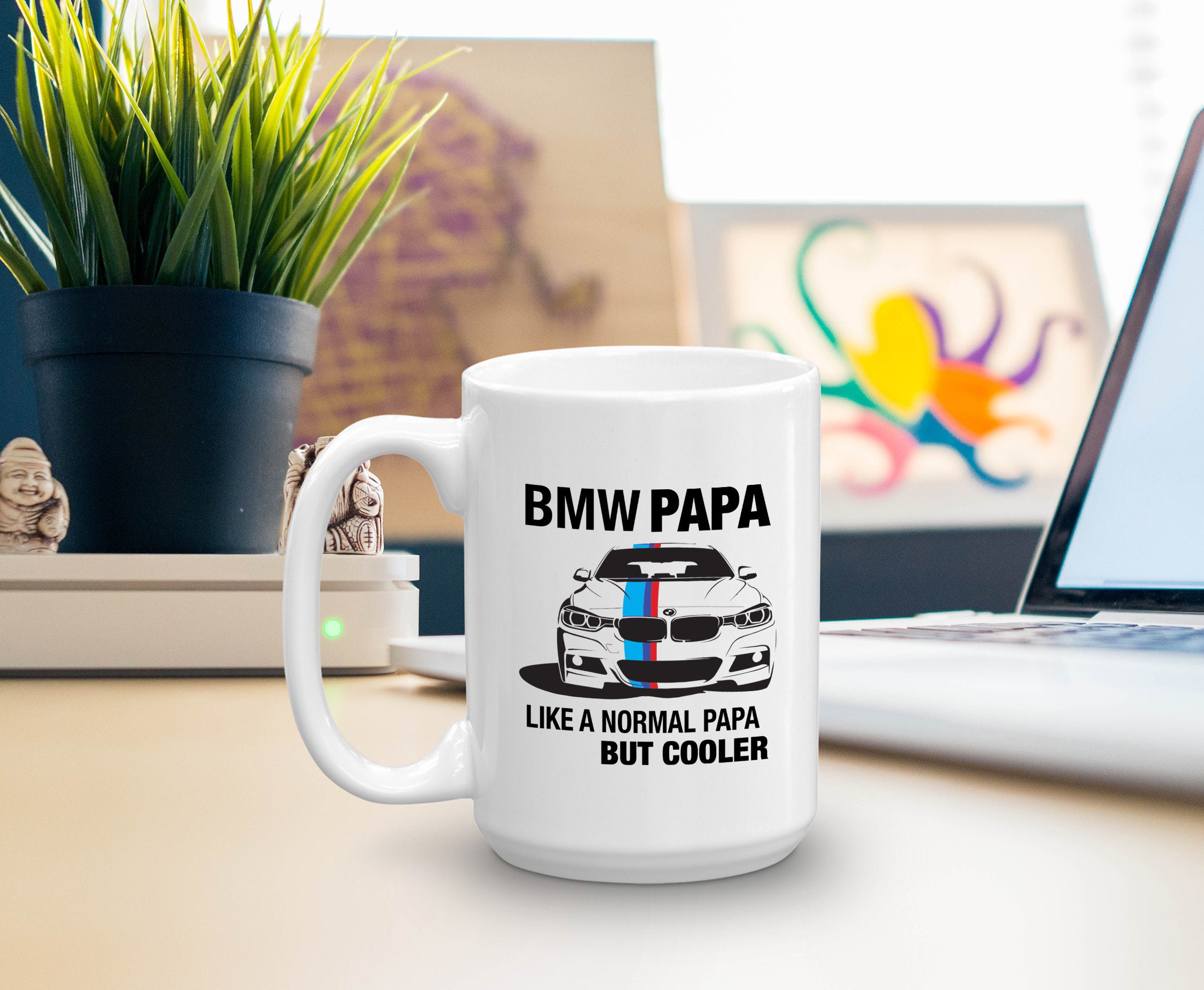 Bmw Papa Mug, cadeaux de voiture pour lui, cadeau pour papa, cadeaux  d'amant de voiture