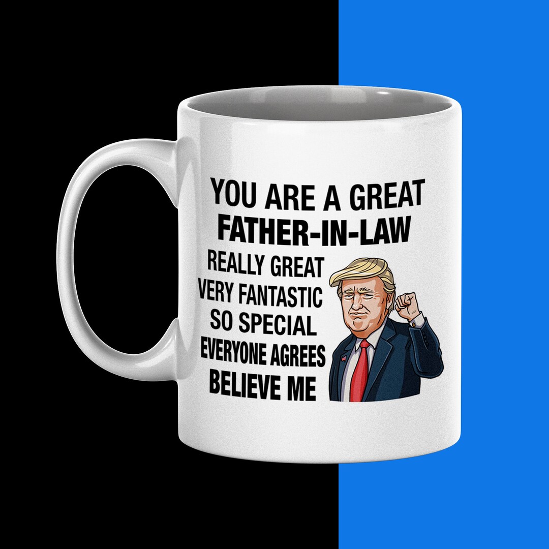 Father in Law Gifts Donald Trump Mug Christmas Gifts for Etsy