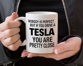 Funny Tesla Mug, Gifts For Car Guys, Car Gift Ideas, Car Gifts for Men, Tesla Gifts, Car Guy Gifts, Tesla Mug, Car Lover Gifts