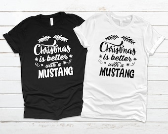 Mustang Tshirt, Christmas Gifts, Car Guy Gifts, Car Gifts for Him, Ford Mutang Gifts, Car Enthusiast Gifts, Car Lover Gifts, Car Gift Ideas