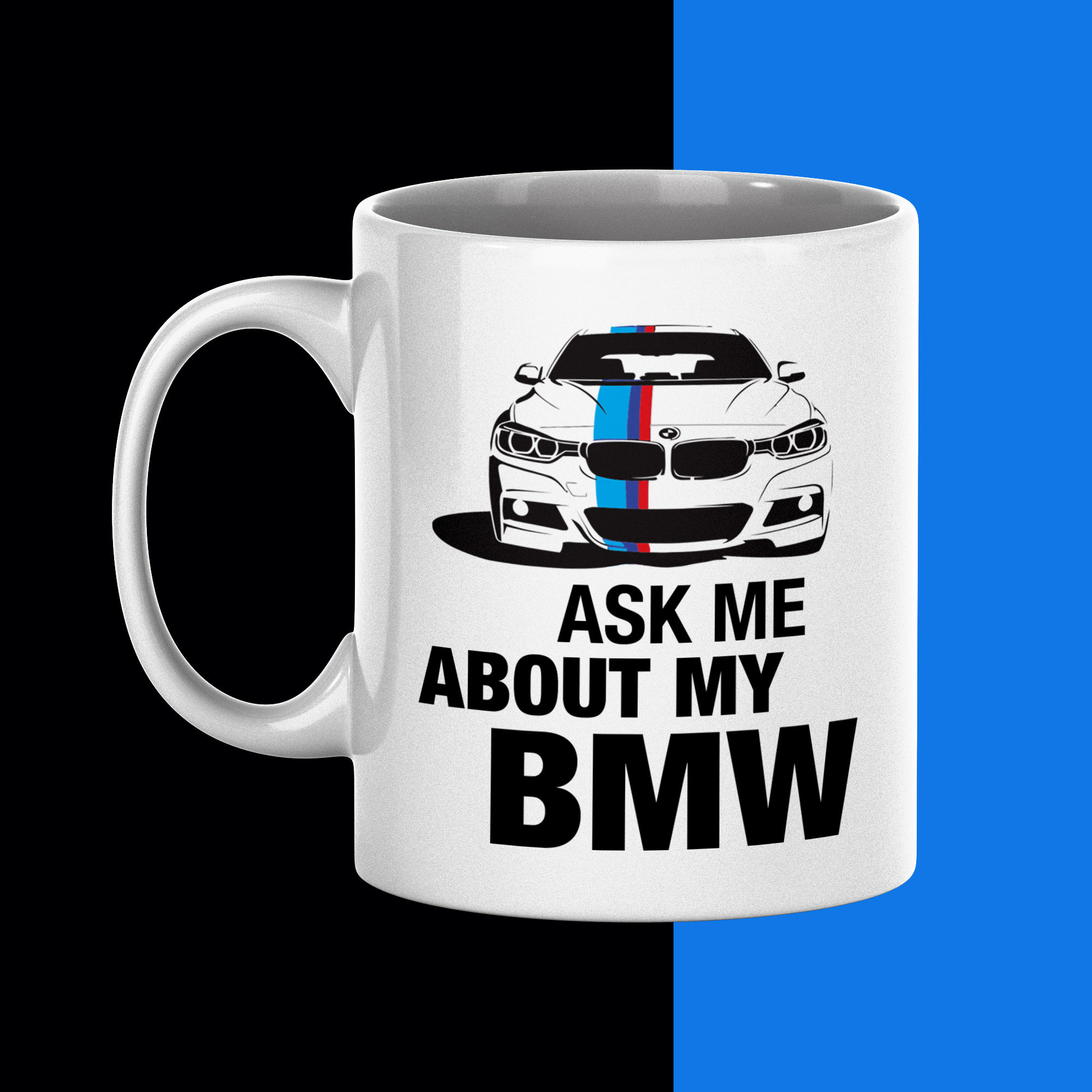 BMW mug, BMW lovers, Car lovers, Racing mug, M-performance, Gift for him/her