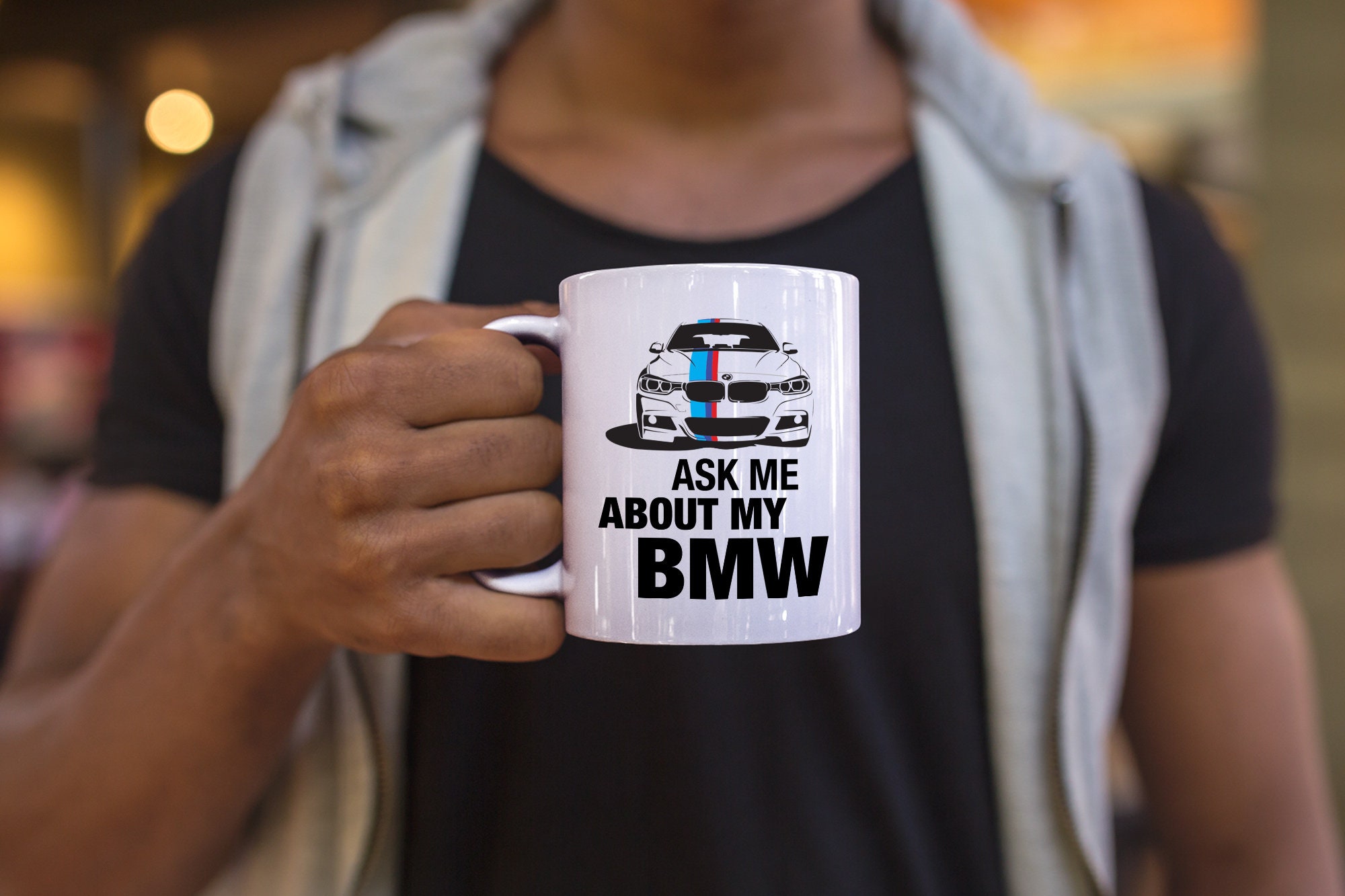 11oz/15oz Dirty BMW Coffee Mug: Custom Dirty Automotive Coffee