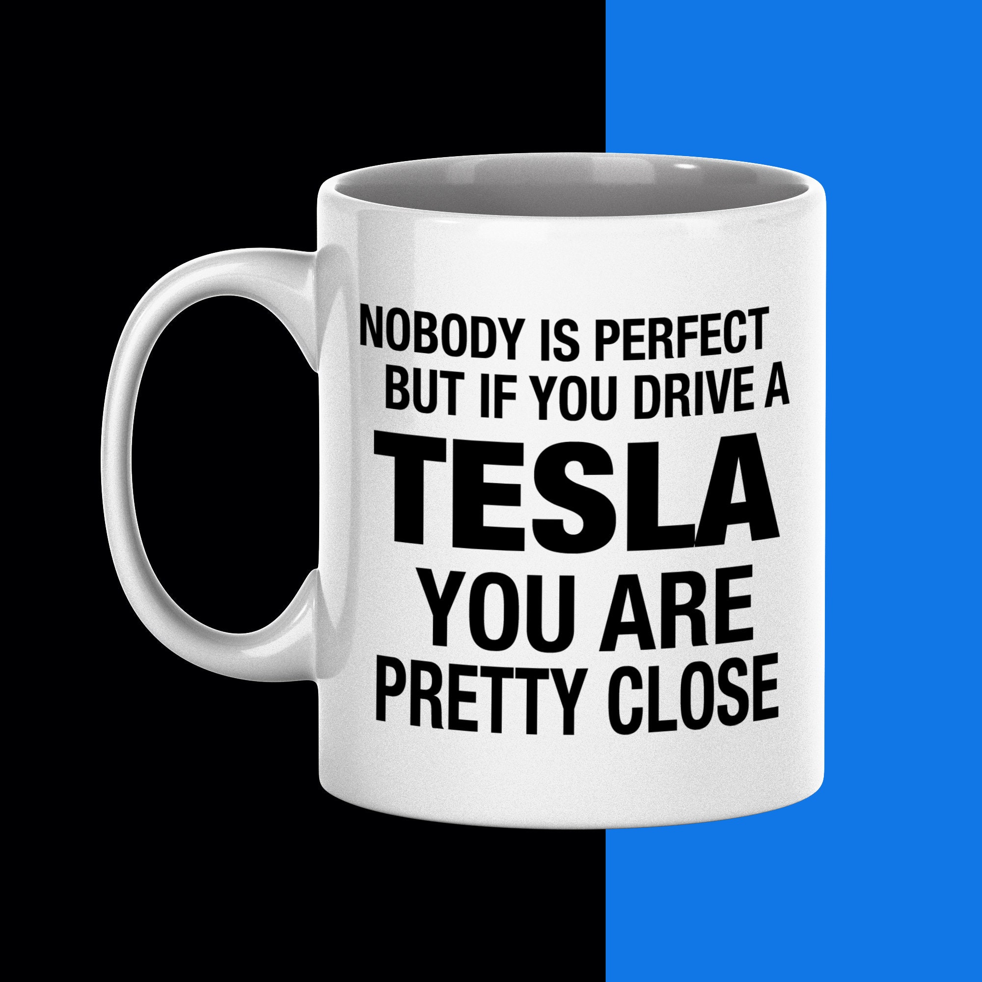 Absurd Ink Tesla Coffee Mug-Black(11 oz)