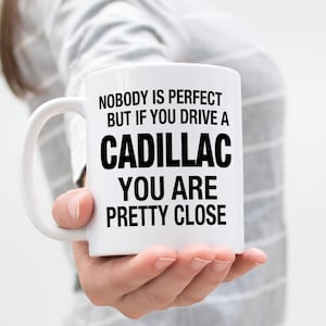 Car Guy Gifts, Cadillac Gifts, Car Gifts for Him, Car Gift Ideas, Cadillac Coffee Mug, Car Loving Boyfriend, Car Enthusiast Gifts