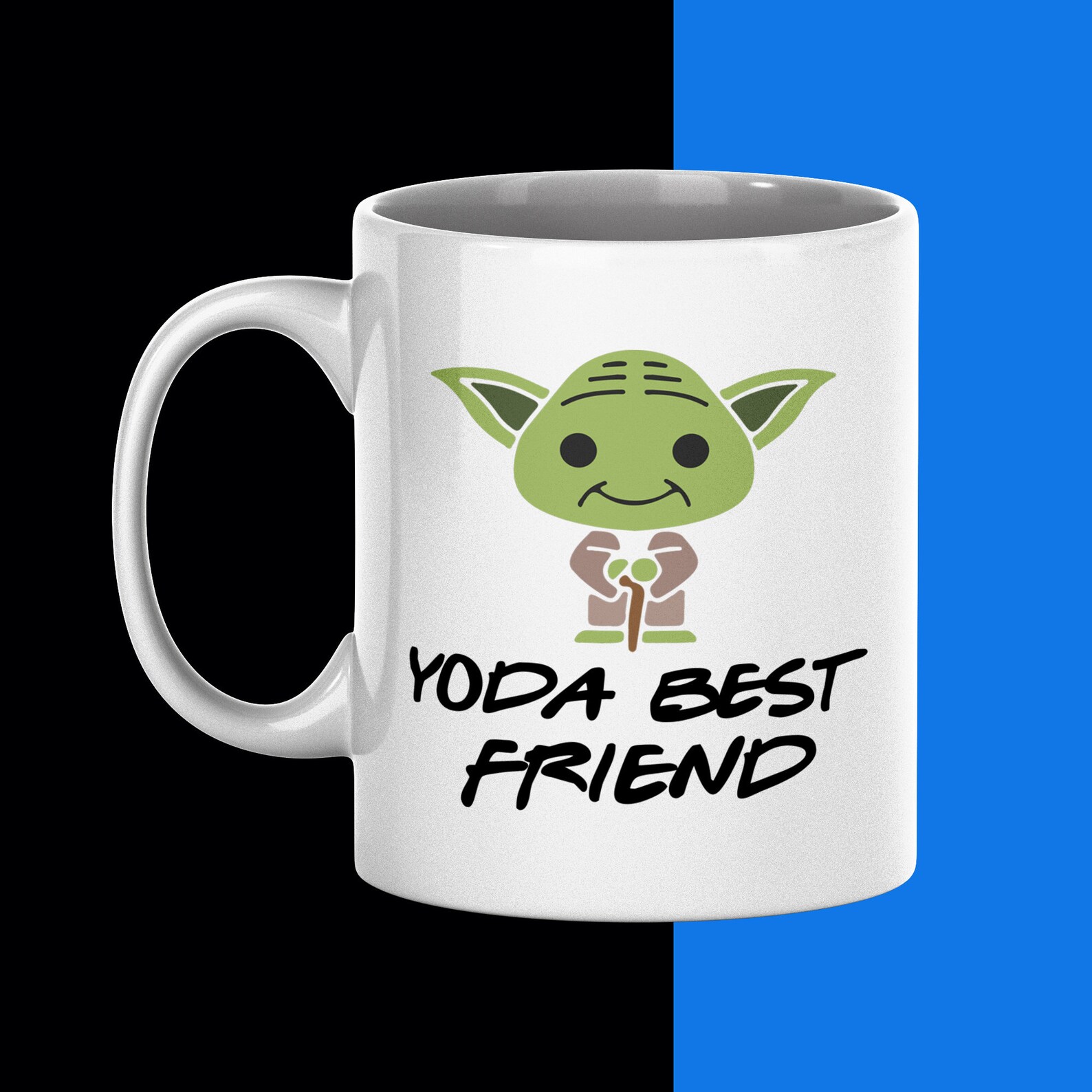 Yoda Best Friend Baby Yoda Mug Love You I Do Yoda One for Etsy UK